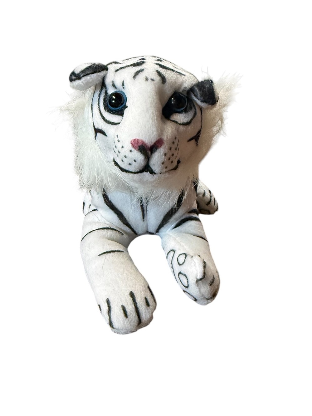 White Tiger Plush Stuffed Animal - Soft Kids Toy